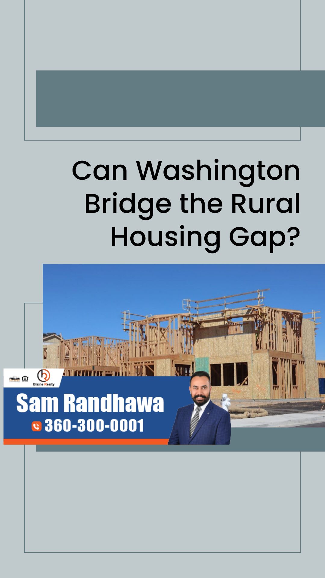 Boosting Rural Housing: Washington Lawmakers Take Action