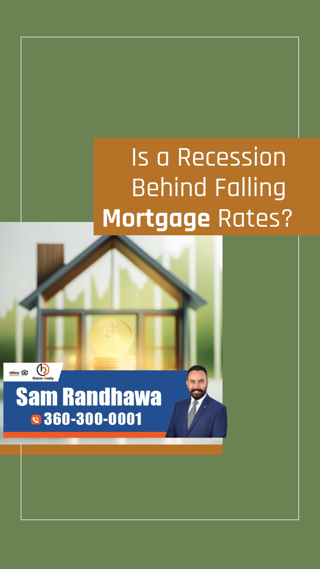 Is Recession Fear Pushing Mortgage Rates Down? Not Really!